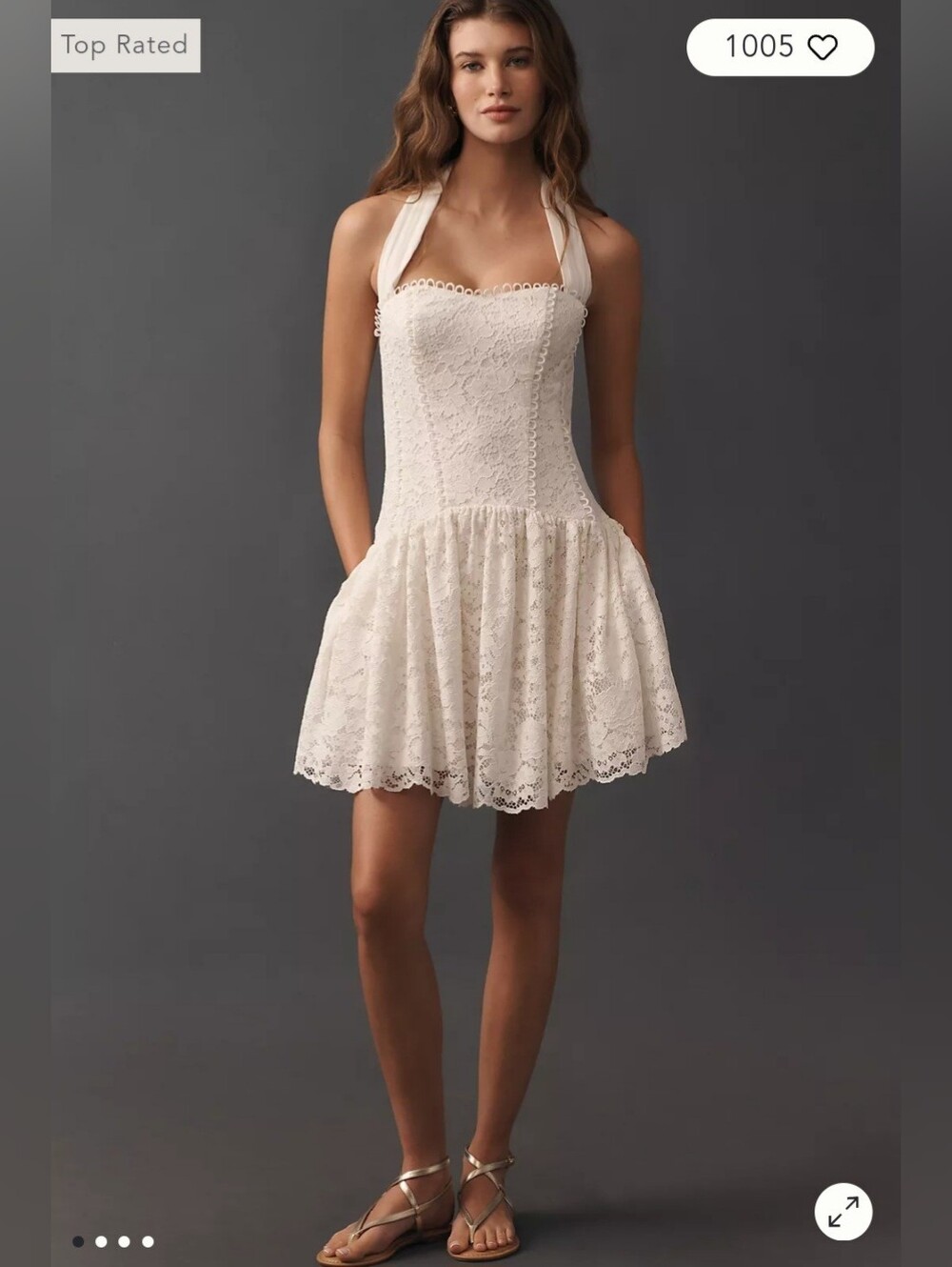 Maeve From Anthropologie Lace Corset Dress 🌸 Size XL